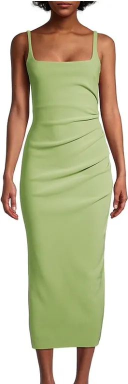 Bec & Bridge Karina Ruched Crepe Dress