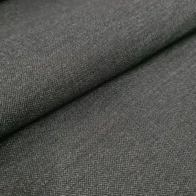 Black Stretch Denim, priced by half metre