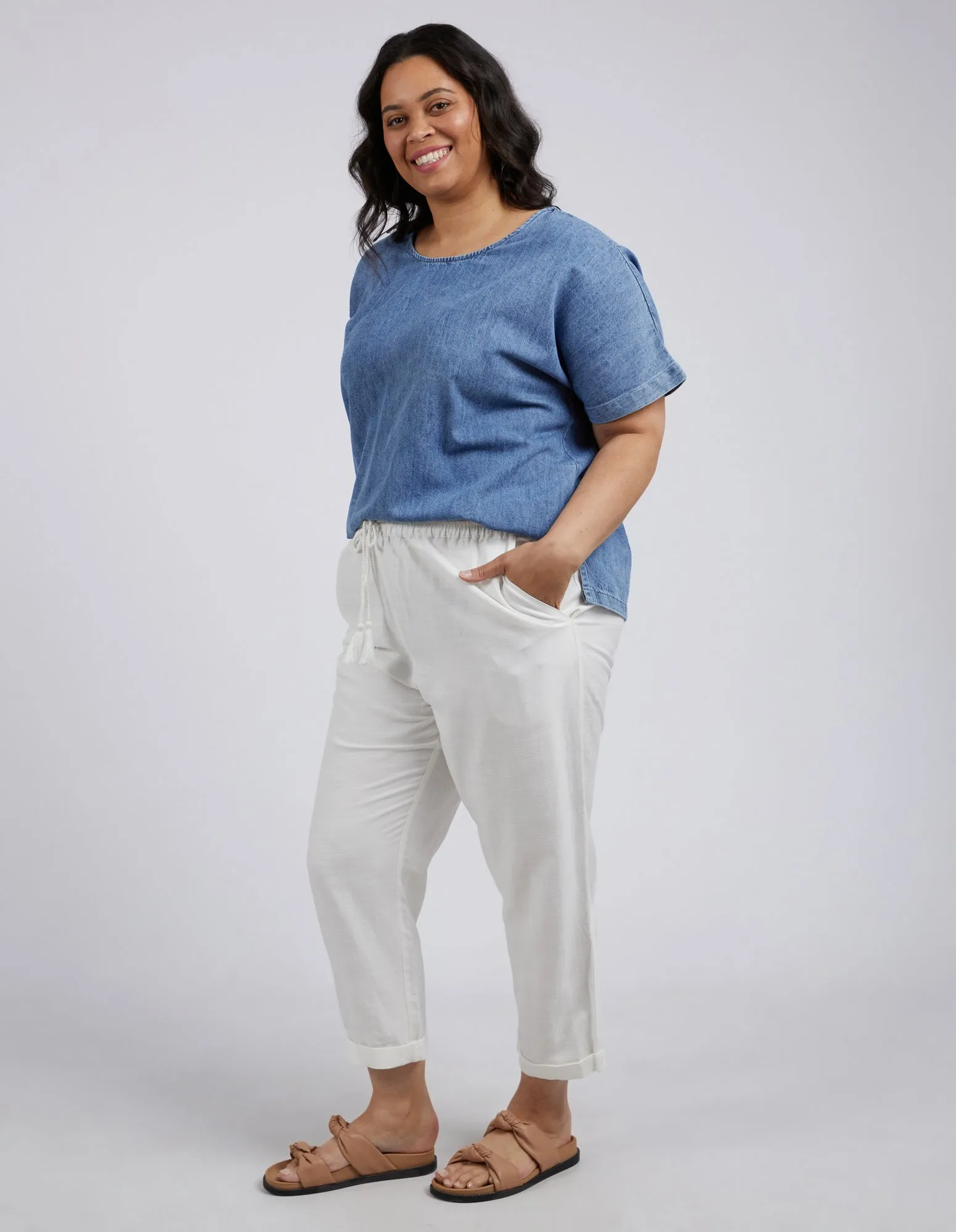 Clem Relaxed Pant Toasted Coconut