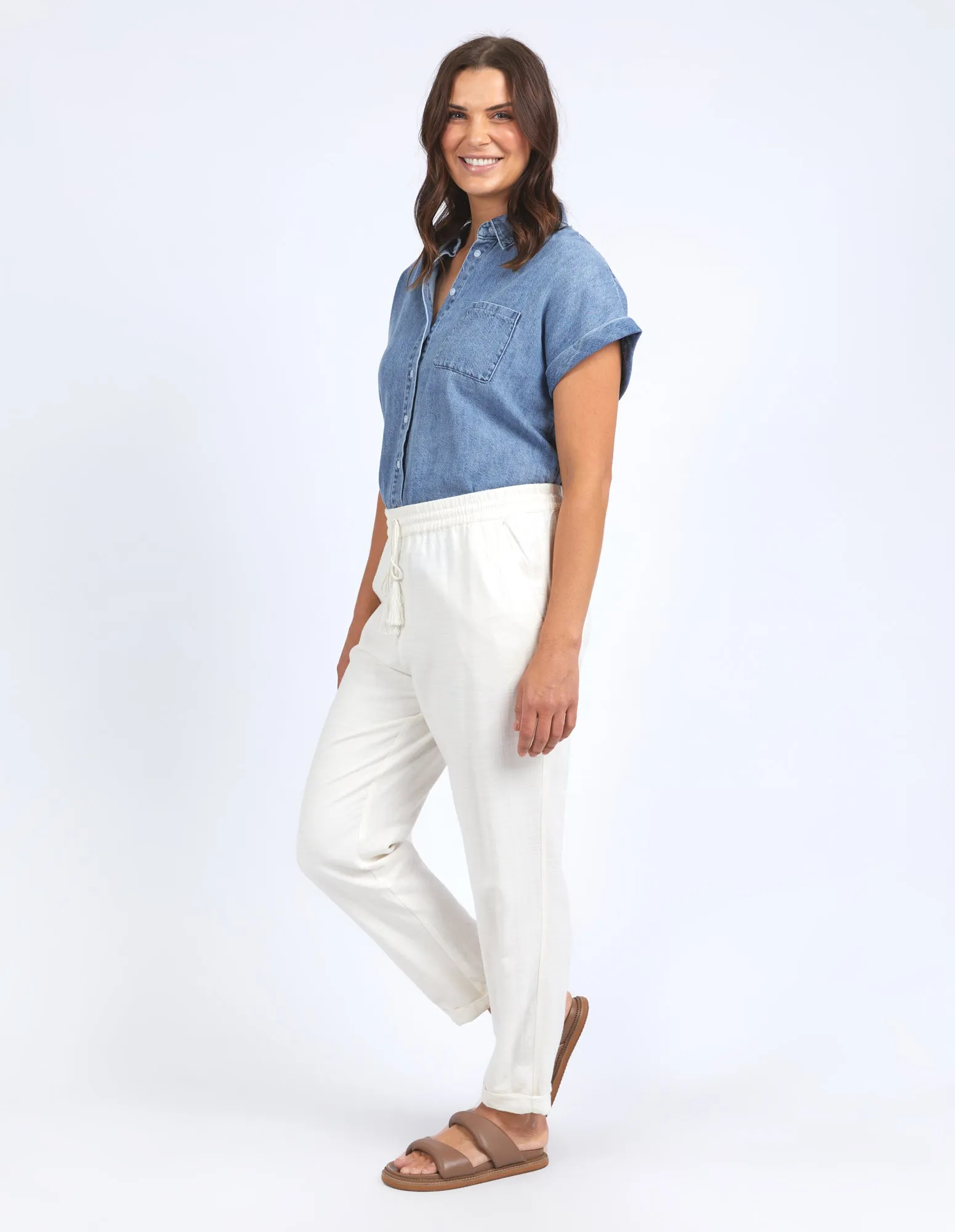 Clem Relaxed Pant Toasted Coconut