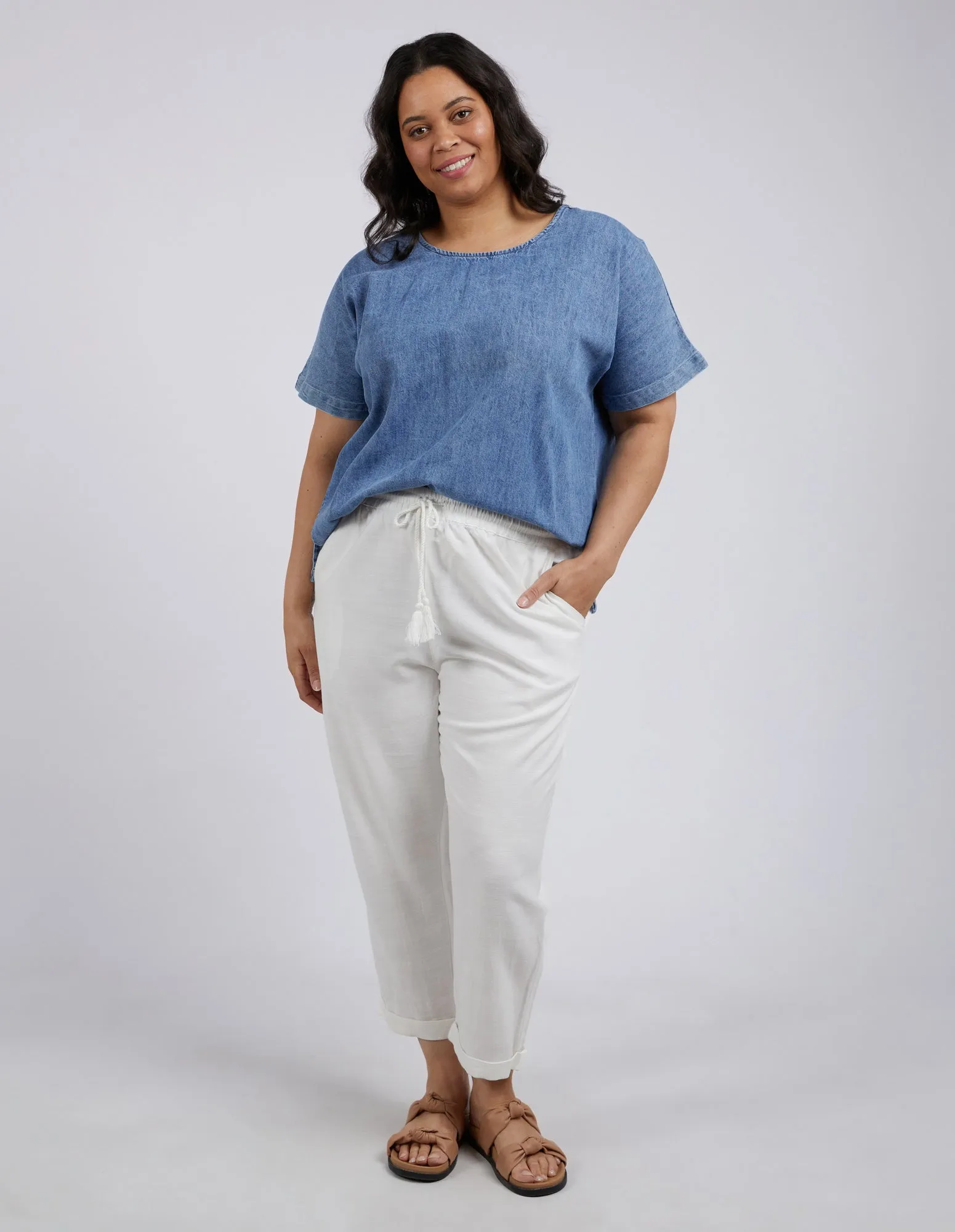 Clem Relaxed Pant Toasted Coconut