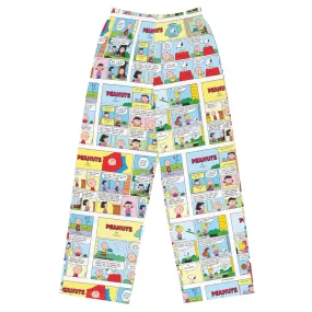 Comic Strips Color Adult Wide Leg Pants