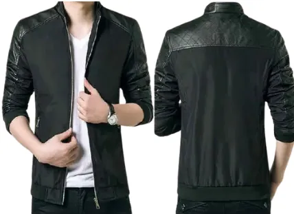 Leather Jacket Men New Slim Jackets Male Leather Stand Collar Sportswear Men's Fashion leather Outwear