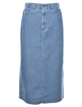 Lee A-Line 1990s Denim Skirt - M