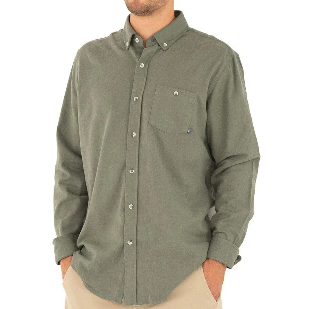 Men's Bamboo Flannel Button Up