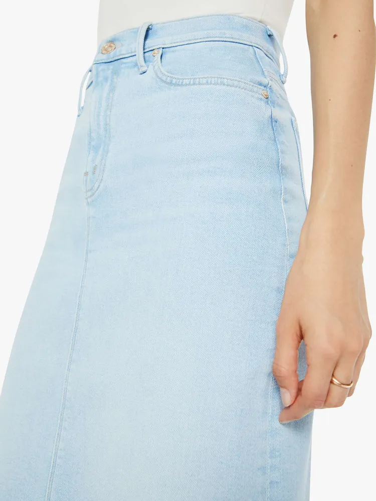 MOTHER DENIM SWOONER STRAIGHT A MIDI SKIRT