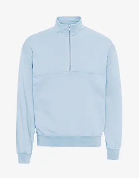 Organic Quarter Zip - Polar Blue