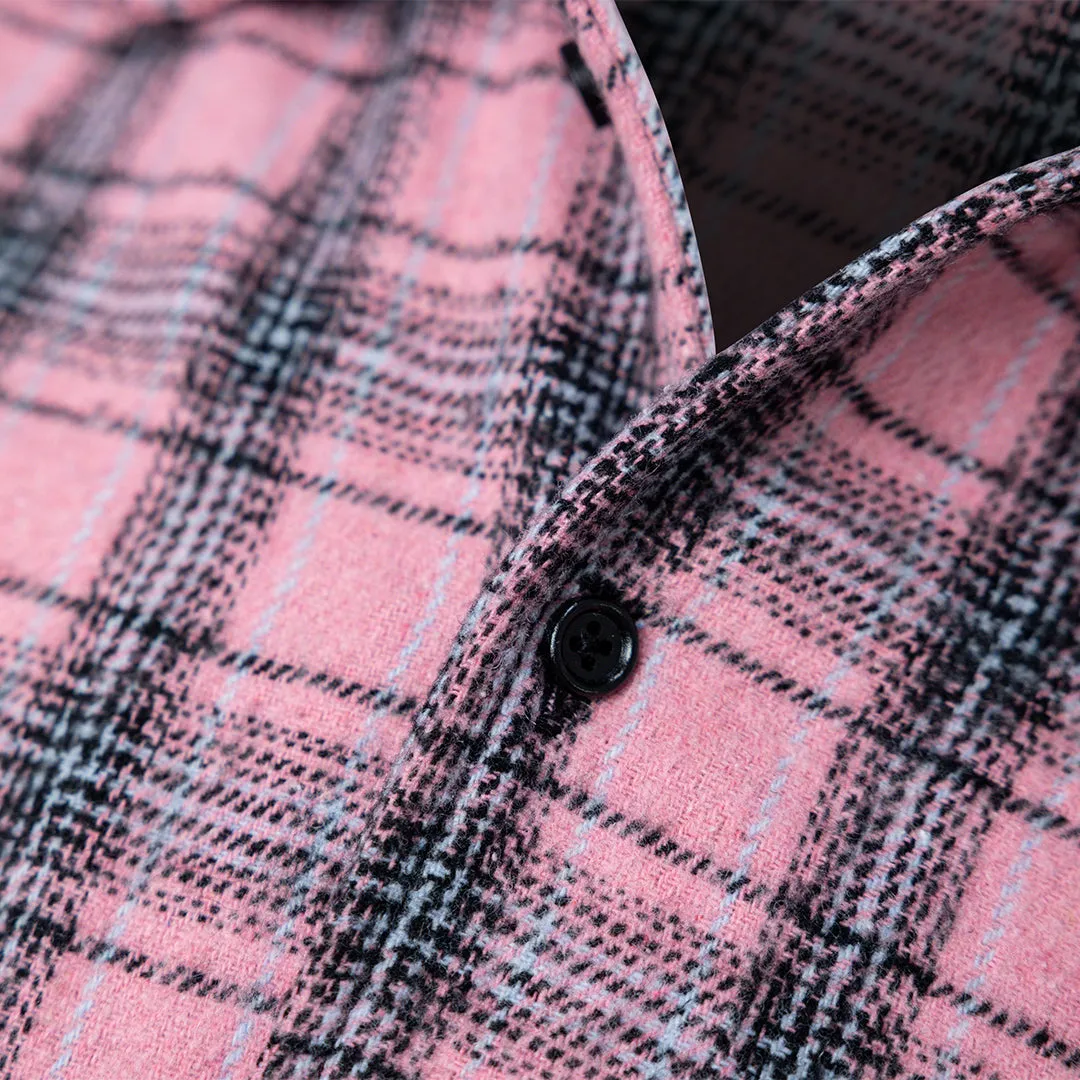 PLEASURES Vodka Flannel - Pink