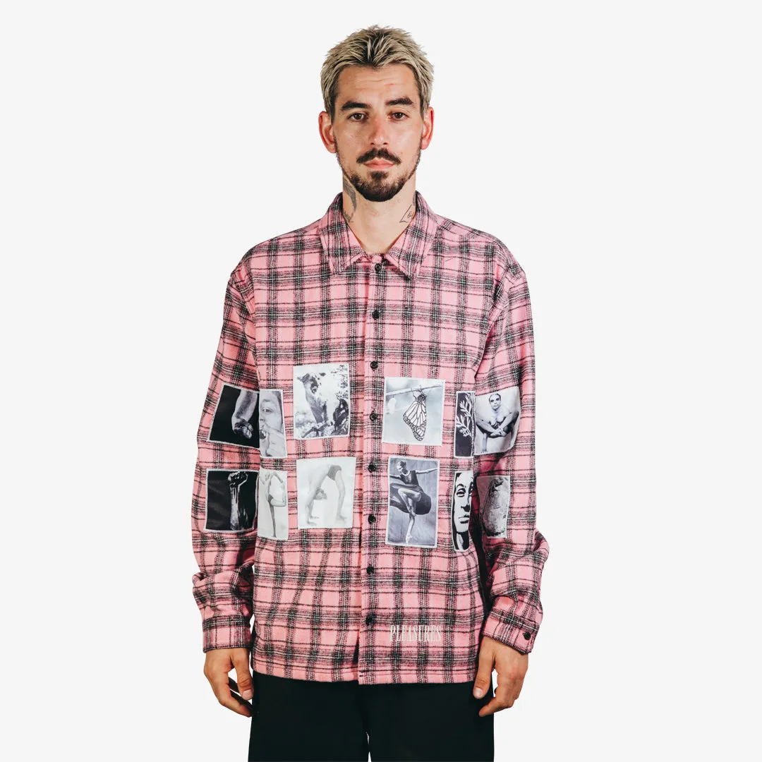 PLEASURES Vodka Flannel - Pink