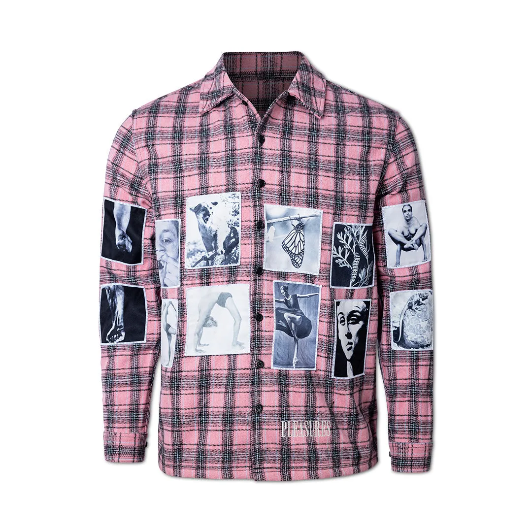 PLEASURES Vodka Flannel - Pink