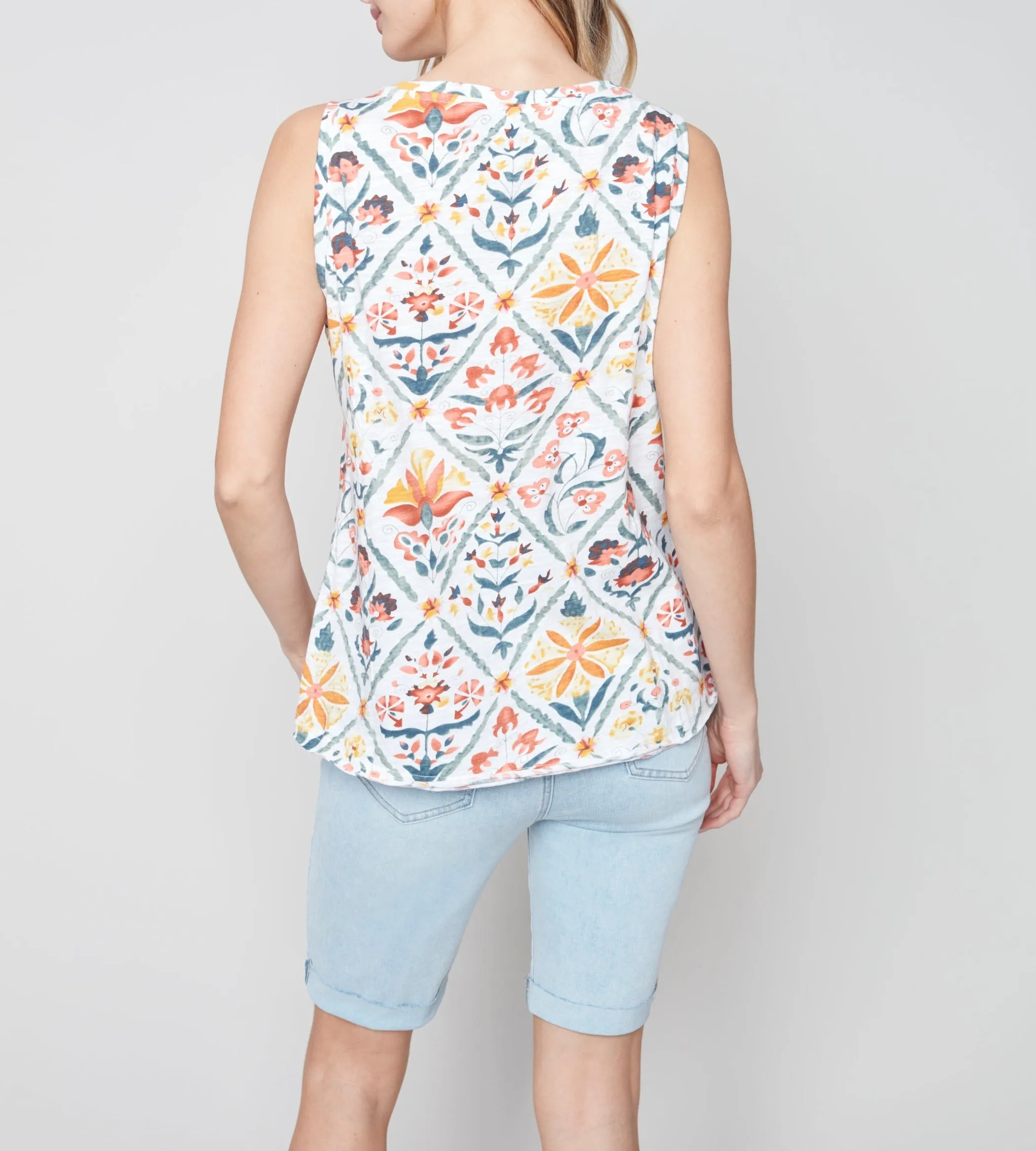 Printed Cotton Tank