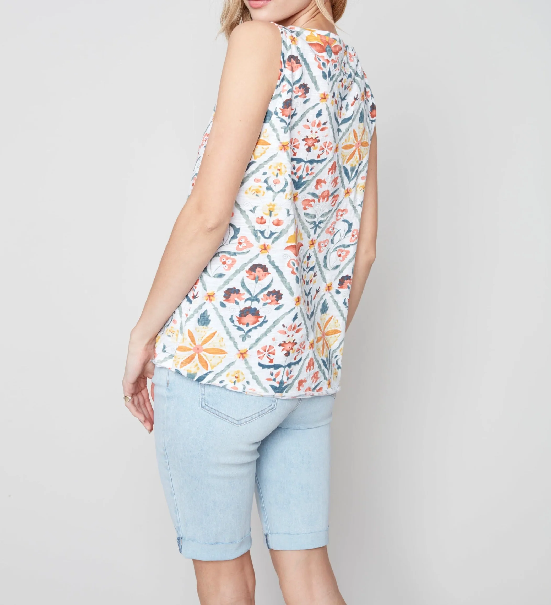 Printed Cotton Tank