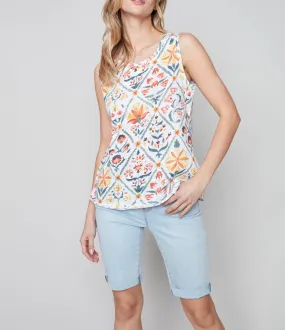 Printed Cotton Tank