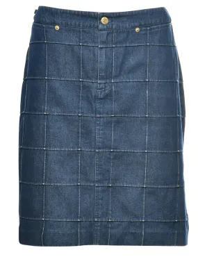 Ralph Lauren 1990s Dark Wash Denim Skirt - M