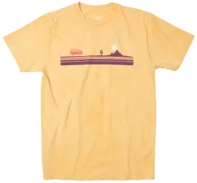 Road Trip Chest Stripe cloud wash lemon graphic tee