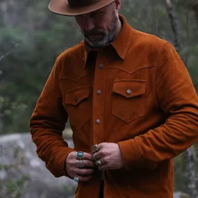 SEQUOIA TRUCKER SUEDE JACKET - HARVEST GOLD