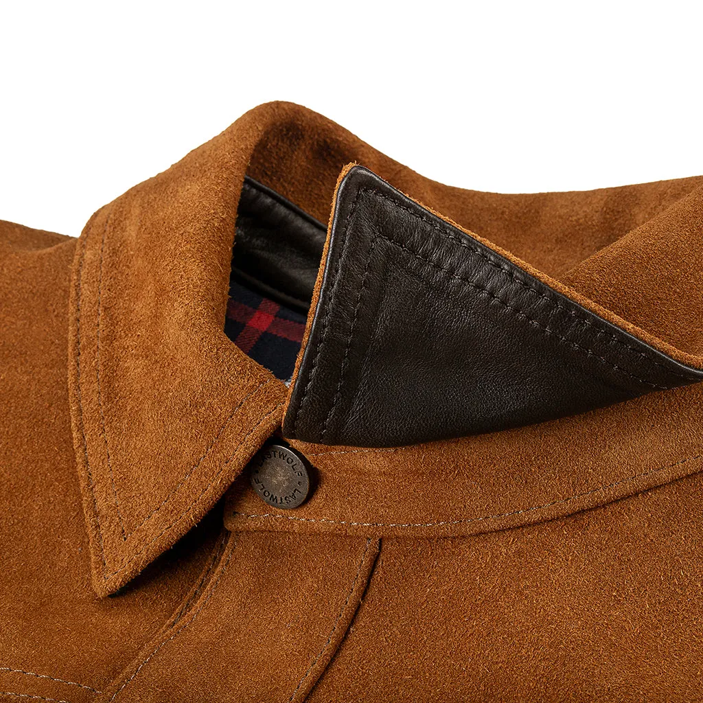 SEQUOIA TRUCKER SUEDE JACKET - HARVEST GOLD