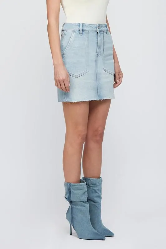 Utility Denim Skirt